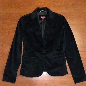 Black Velveteen Blazer